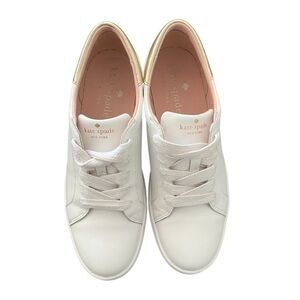 Kate Spade | Alanna White Leather Sneakers | Women’s Size 7.5